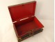 18th century bronze gilt lacquered wooden sewing box