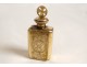 Bottle with Saint Chrism oil silver vermeil head Mercury cross 43.49gr XIXth