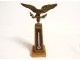 Thermometer marble brass gilt bronze eagle obelisk 1900 late 19th century