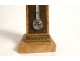 Thermometer marble brass gilt bronze eagle obelisk 1900 late 19th century