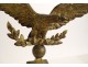 Thermometer marble brass gilt bronze eagle obelisk 1900 late 19th century