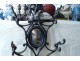Large cast iron coat rack Corneau Charleville Art Nouveau XIXth