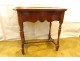 Cabaret table port furniture La Rochelle mahogany Gaïac XVIIIth century