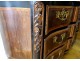 Louis XV crossbow chest of drawers inlaid rosewood rosewood walnut XVIII