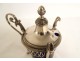 Solid silver mustard pot Coq Paris eagle heads 129gr late 18th early 19th century