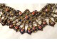 Kabyle necklace silver enamel Algeria Berber Maghreb pendants 20th century