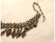 Kabyle necklace silver enamel Algeria Berber Maghreb pendants 20th century