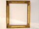 Empire frame stuccoed wood gilded palmettes flowers XIXth century