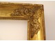 Empire frame stuccoed wood gilded palmettes flowers XIXth century