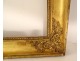 Empire frame stuccoed wood gilded palmettes flowers XIXth century