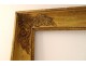 Empire frame stuccoed wood gilded palmettes flowers XIXth century