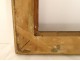 Empire frame stuccoed wood gilded palmettes flowers XIXth century