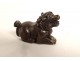 Netsuke bronze Japan Dog of Fô Meiji late 19th century