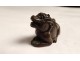 Netsuke bronze Japan Dog of Fô Meiji late 19th century