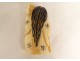Netsuke Katabori character swivel head carved ivory Japan signed XIXth