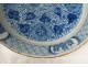 Delft earthenware dish Asian decor dragon flowers Atelier Le Cerf XVIII
