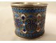 Russian silver napkin ring enamel Lebedkin Moscow PB 40.94gr XIXth