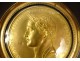 Bronze Medallion Napoleon I French Emperor Galle 1808 XIXth Empire