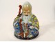 Porcelain sculpture statuette China god Longevity Shou Lao Shouxing XXth