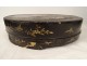 Lacquered wood box porcelain hors d&#39;oeuvre service China NapIII XIXth