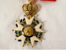 Medal Legion of Honor Star Commander 18K gold enamel Napoleon III XIXth