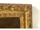 HST portrait painting Saint Jerome gilded wood frame XVIIth century