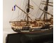 Painted wooden boat model Trois-Mâts ship Desaix late 19th 20th century collection