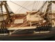 Painted wooden boat model Trois-Mâts ship Desaix late 19th 20th century collection