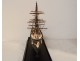 Painted wooden boat model Trois-Mâts ship Desaix late 19th 20th century collection