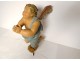 Sculpture polychrome wood statue cherub cherub angel XVIIth century