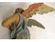 Sculpture polychrome wood statue cherub cherub angel XVIIth century