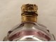 Crystal salt bottle cut silver vermeil gilded metal XIXth century