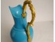 Toilet service jug basin blue opaline bronze swan neck Charles X XIXth