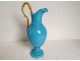 Toilet service jug basin blue opaline bronze swan neck Charles X XIXth