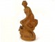 Large terracotta sculpture JB. Pigalle Venus with doves 1751 XVIIIth