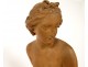 Large terracotta sculpture JB. Pigalle Venus with doves 1751 XVIIIth