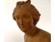 Large terracotta sculpture JB. Pigalle Venus with doves 1751 XVIIIth