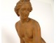 Large terracotta sculpture JB. Pigalle Venus with doves 1751 XVIIIth