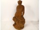 Large terracotta sculpture JB. Pigalle Venus with doves 1751 XVIIIth