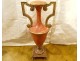 Large decorative vase Directoire gilded polychrome wood amphora late 18th century