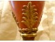 Large decorative vase Directoire gilded polychrome wood amphora late 18th century