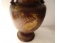 Large ceramic vase Toul Bellevue Auguste Majorelle Japanese herons 19th century