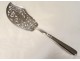 Pelle à poisson argent massif russe St Petersbourg orfèvre PJS 161gr XIXème