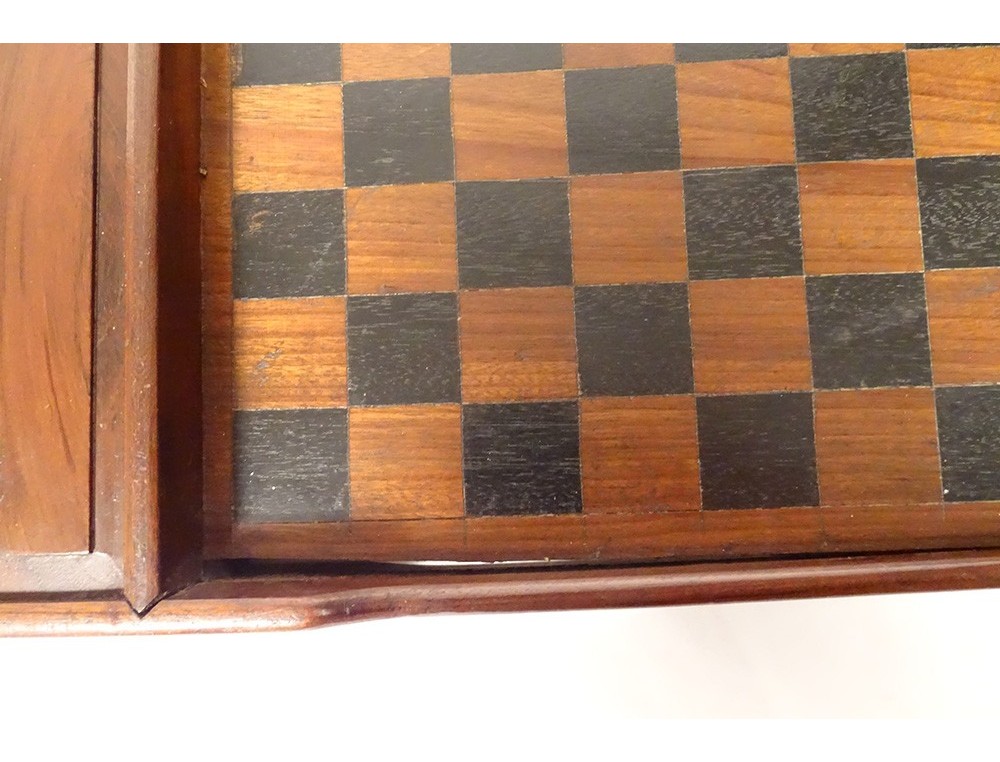 Ensemble Jeu d'Échecs Chevalier Allemand en Bois d'Érable et Acajou et Échiquier Alphanumérique