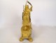 Pendulum Travel Love Time swans gilded bronze att. Boizot I Empire 19th