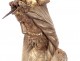 Statue buste bois sculpté polychrome Christ couronne épines XIVè XVè siècle