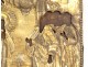 Icône orthodoxe russe Moscou argent Ascension Christ Vierge apôtres XVIIIè