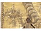 Icône orthodoxe russe Moscou argent Ascension Christ Vierge apôtres XVIIIè