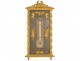 Empire thermometer in gilt bronze depicting dancing women, cherubs, and an eagle, 19th century