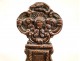 Cross embossed copper cherubs procession Jesus Virgin Mary 17th